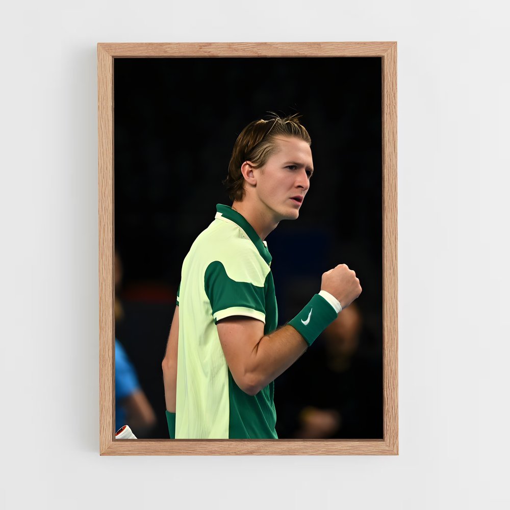 Poster À la Conquête des Courts – affiche Tennis (vue 4)